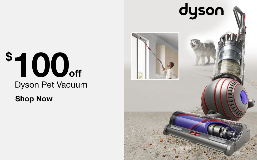 100 dollars off dyson pet vacuum shop now