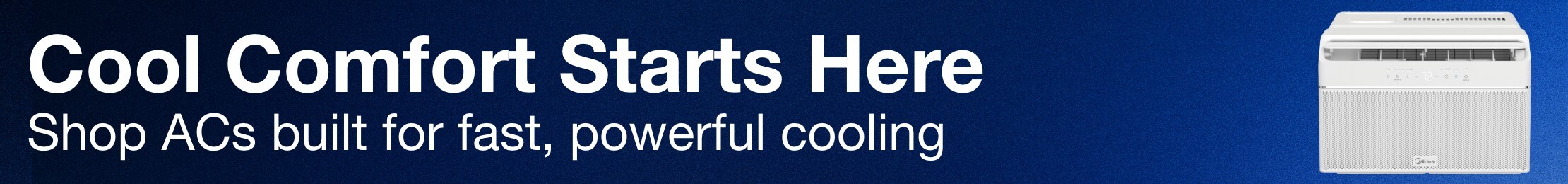 cool comfort starts here shop acs built for fast powerful cooling