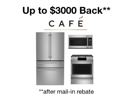 Up to $3000 back** on Cafe