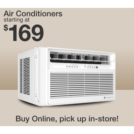 air conditioners starting at 169 dollars buy online pick up in store