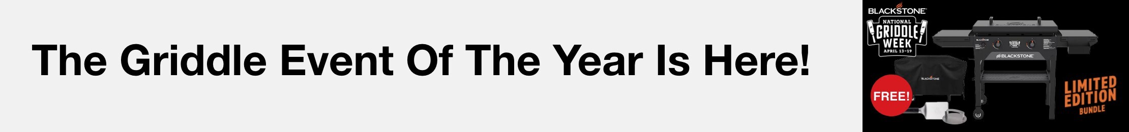 The Griddle Event of the Year is here!