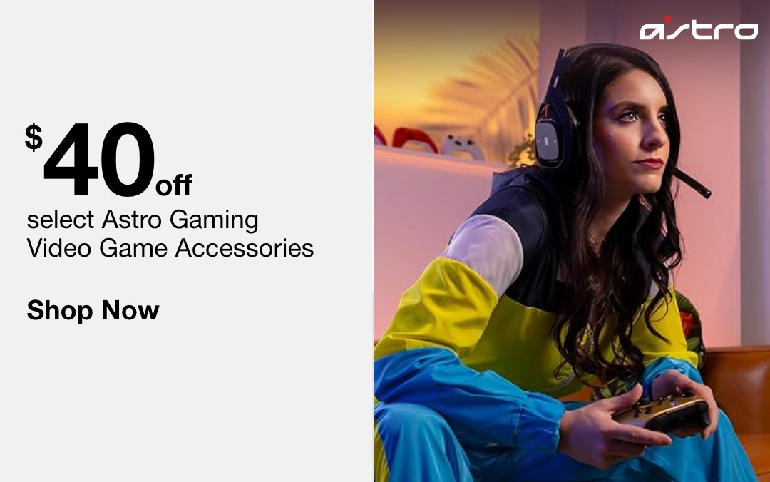 40 dollars off select astro gaming video game accessories shop now