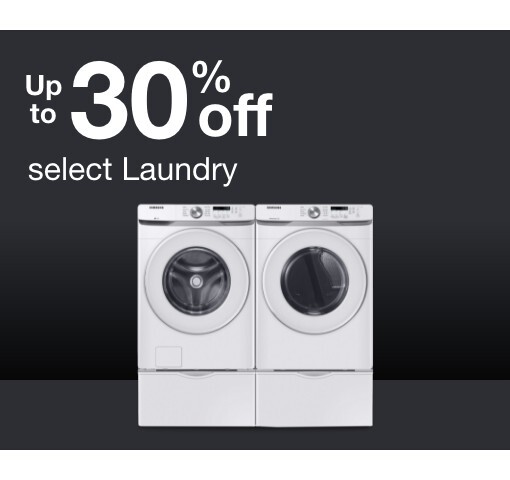 Up to 30% off select Laundry