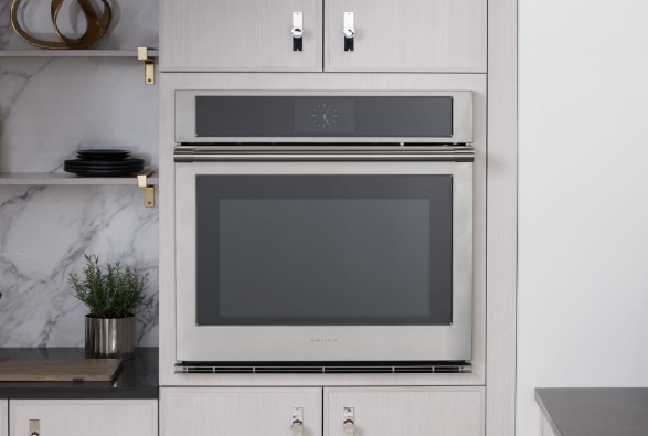 Monogram - ZTSX1FPSNSS - Monogram 30 French-Door Electric Convection  Single Wall Oven Statement Collection-ZTSX1FPSNSS