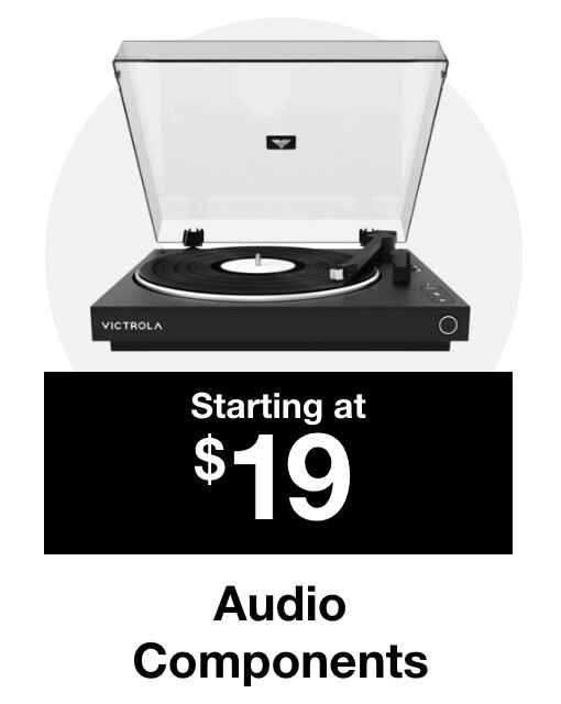 Audio components starting at $19