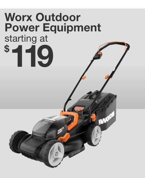worx outdoor power equipment