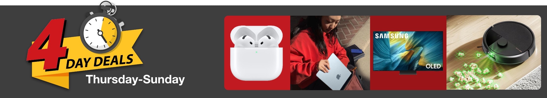 4 day deals thursday-sunday