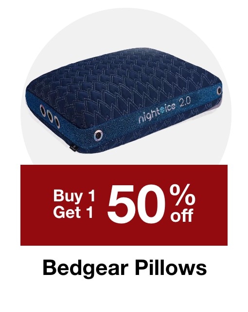 Buy 1 Get 1 50% off Bedgear Pillows