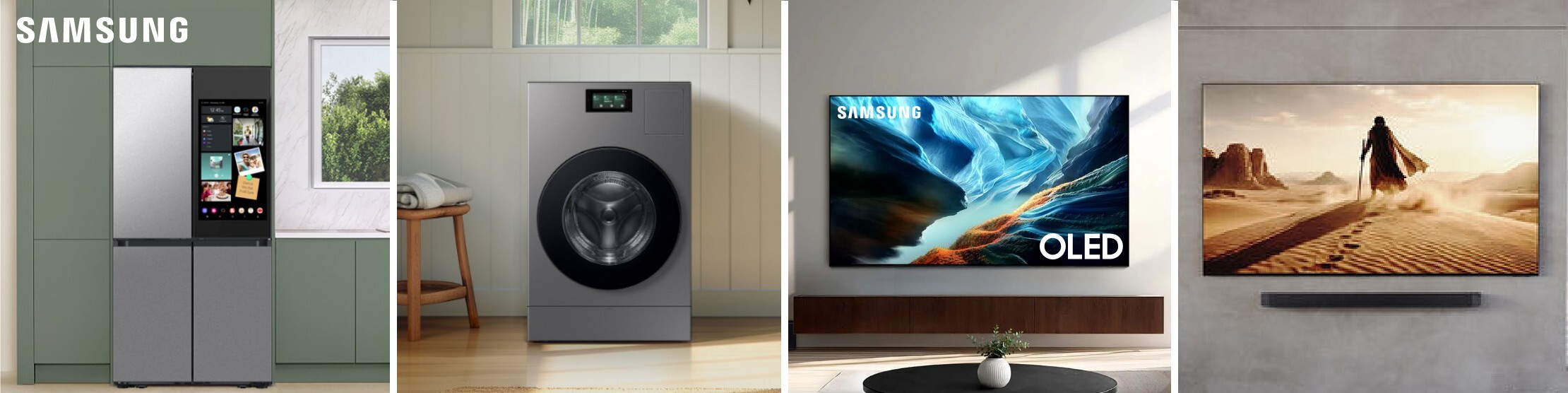 Samsung Fridge, washer, TV and smart watch image