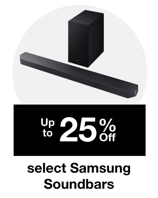 Up to 25% off select Samsung Soundbars