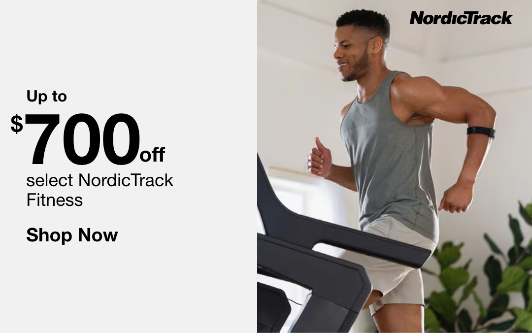 Up to 700 dollars off select NordicTrack Fitness Shop Now