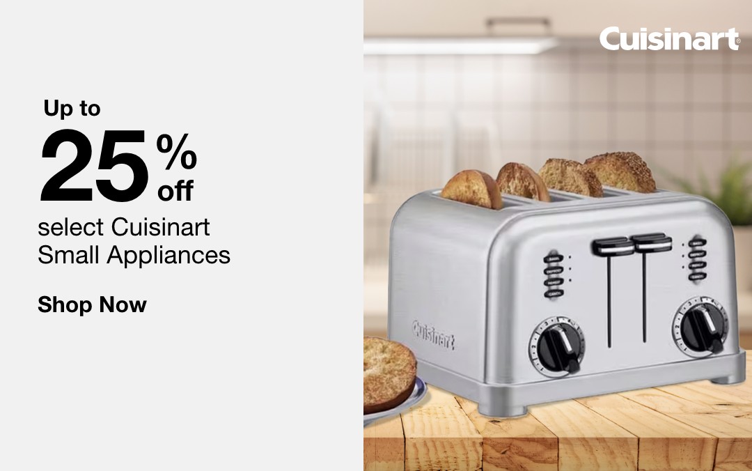  Up to 25% off select cuisinart small appliances shop now
