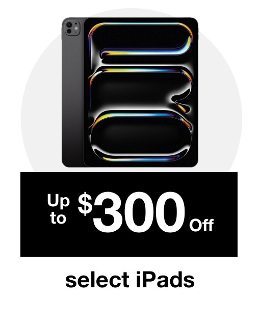 Up to $300 off select Ipads