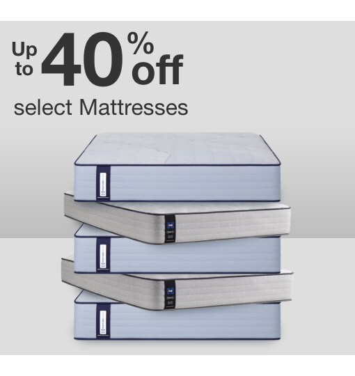 up to forty percent off select mattresses