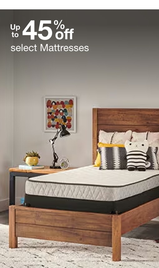 Up to 45% off select Mattresses