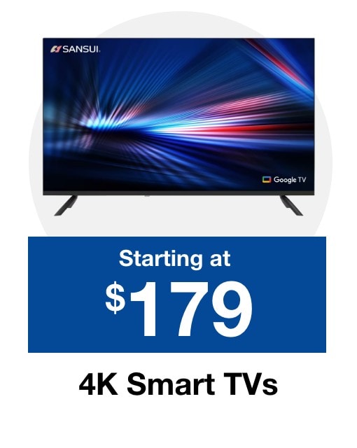 4K Smart TVs starting at $199