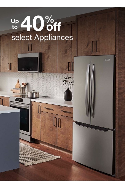 Up to xx% off select appliances
