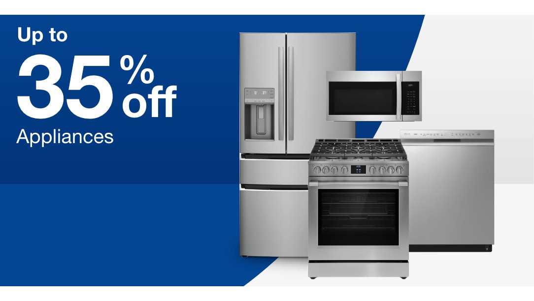 Up to 35% off select appliances