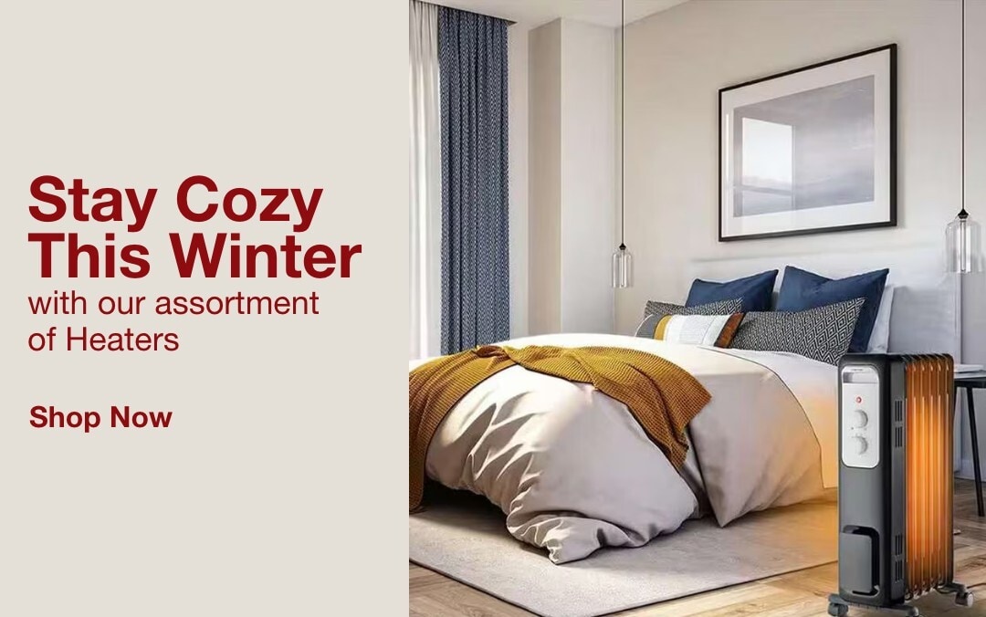 Stay Cozy This Winter with our assortment of heaters shop now