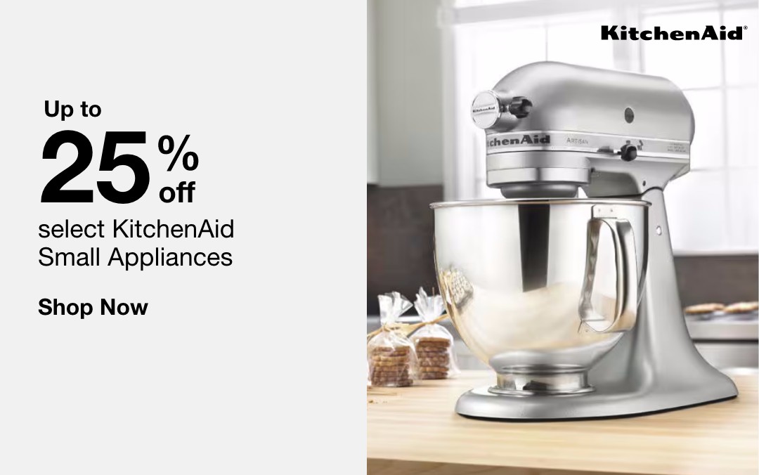 Up to 25% off select KitchenAid Small Appliances Shop Now