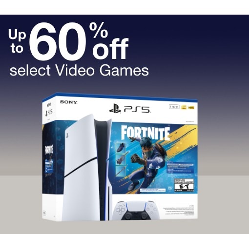 up to 60% off select video games