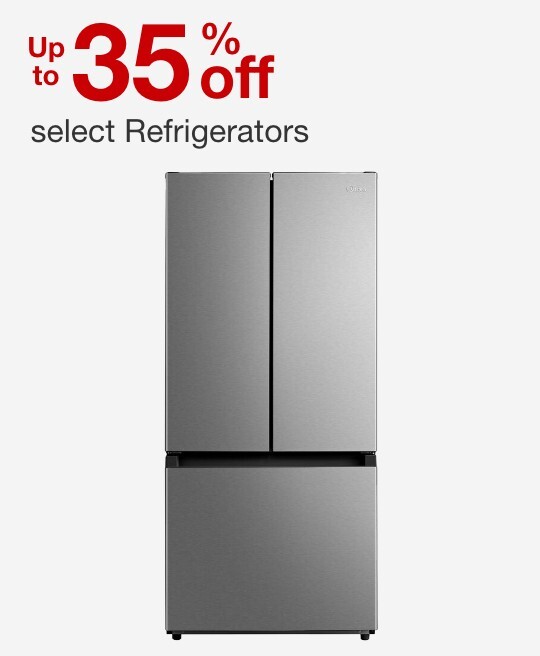 up to thirty five percent off select refrigerators