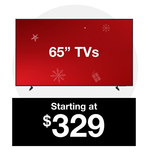65 Inch TVs starting at $329