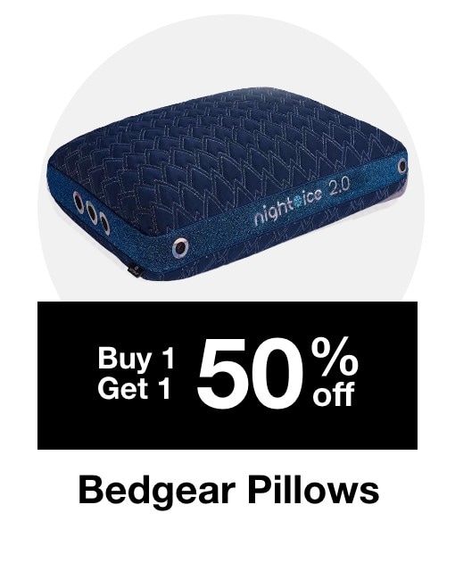 Buy one, Get one 50% off Bedgear Pillows
