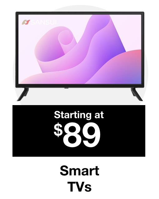 Smart TVs starting at $79