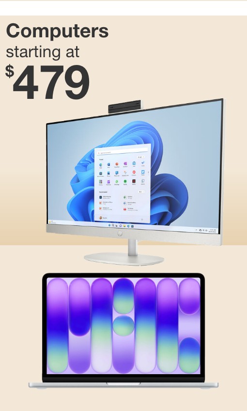 computers starting at $479