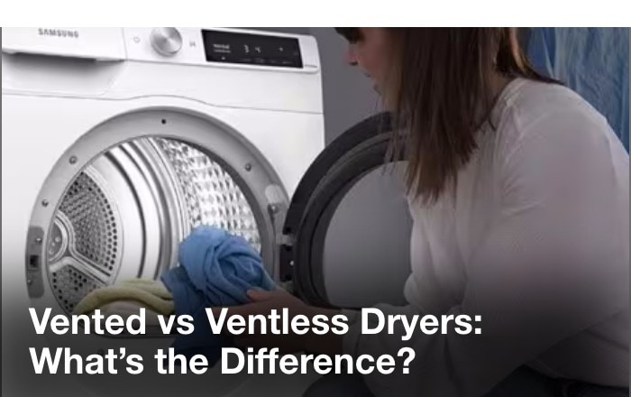 Vented vs Ventless Dryers: whats the difference?