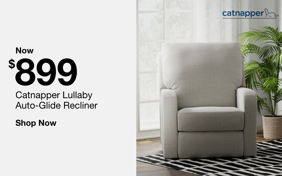 now 899 dollar catnapper lullaby auto glide recliner 