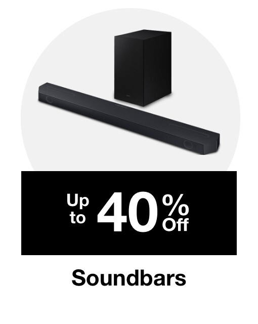 Up to 40% off select Soundbars