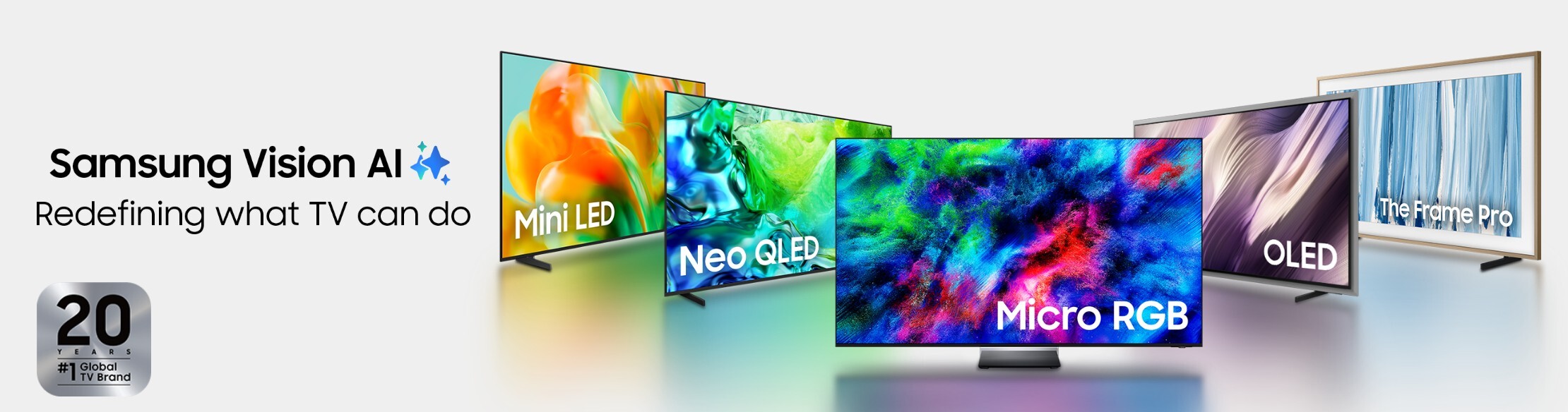 Samsung Vision Ai is here redfining tv with ai enhanced picture and sound, plus revolutionary ai powered experiences.. Discover the 2025 TV and Audio Lineup