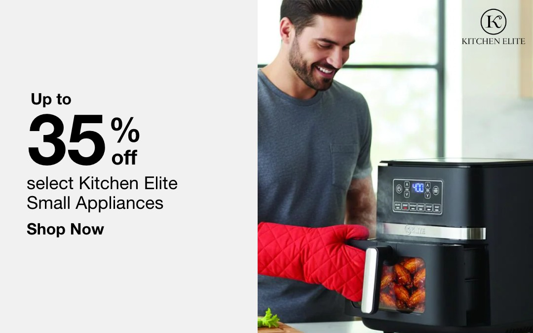 up to thirty five percent off select kitchen elite small appliances