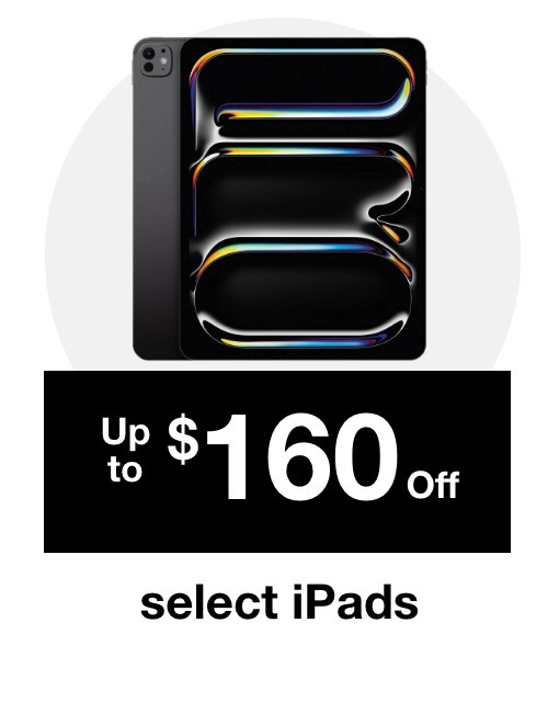Up to $160 off select Ipads