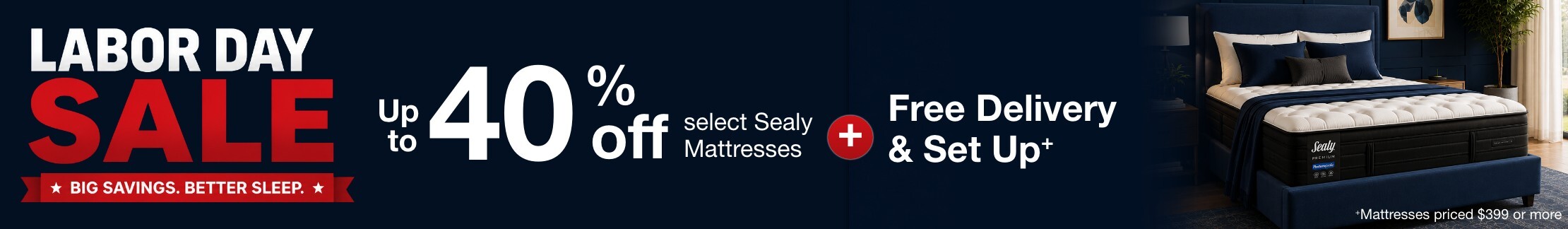 up to 40% off matttresses