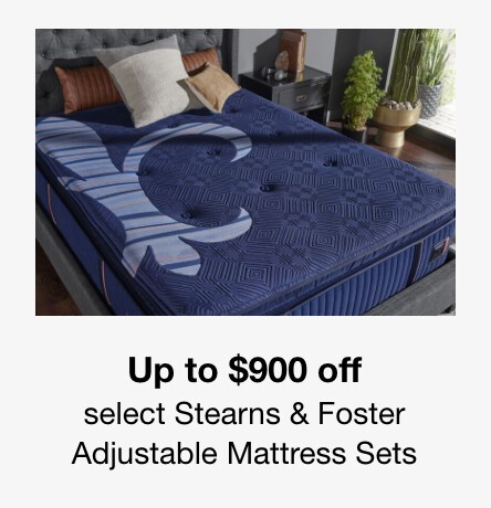 Up to 900 off select sterns and foster adjustable mattress sets