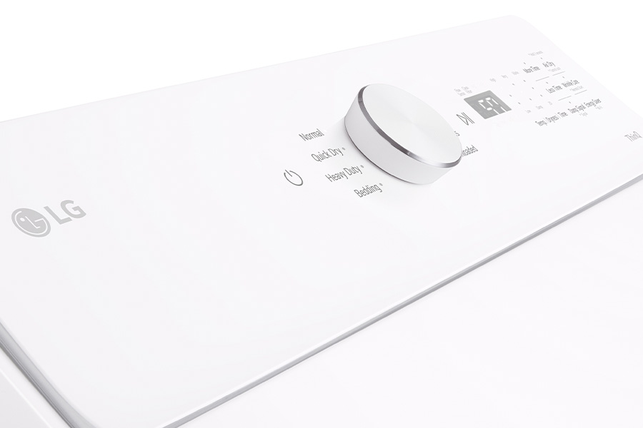 LG 27 in. 7.3 cu. ft. Smart Electric Dryer with AI Sensor Dry - Alpine ...