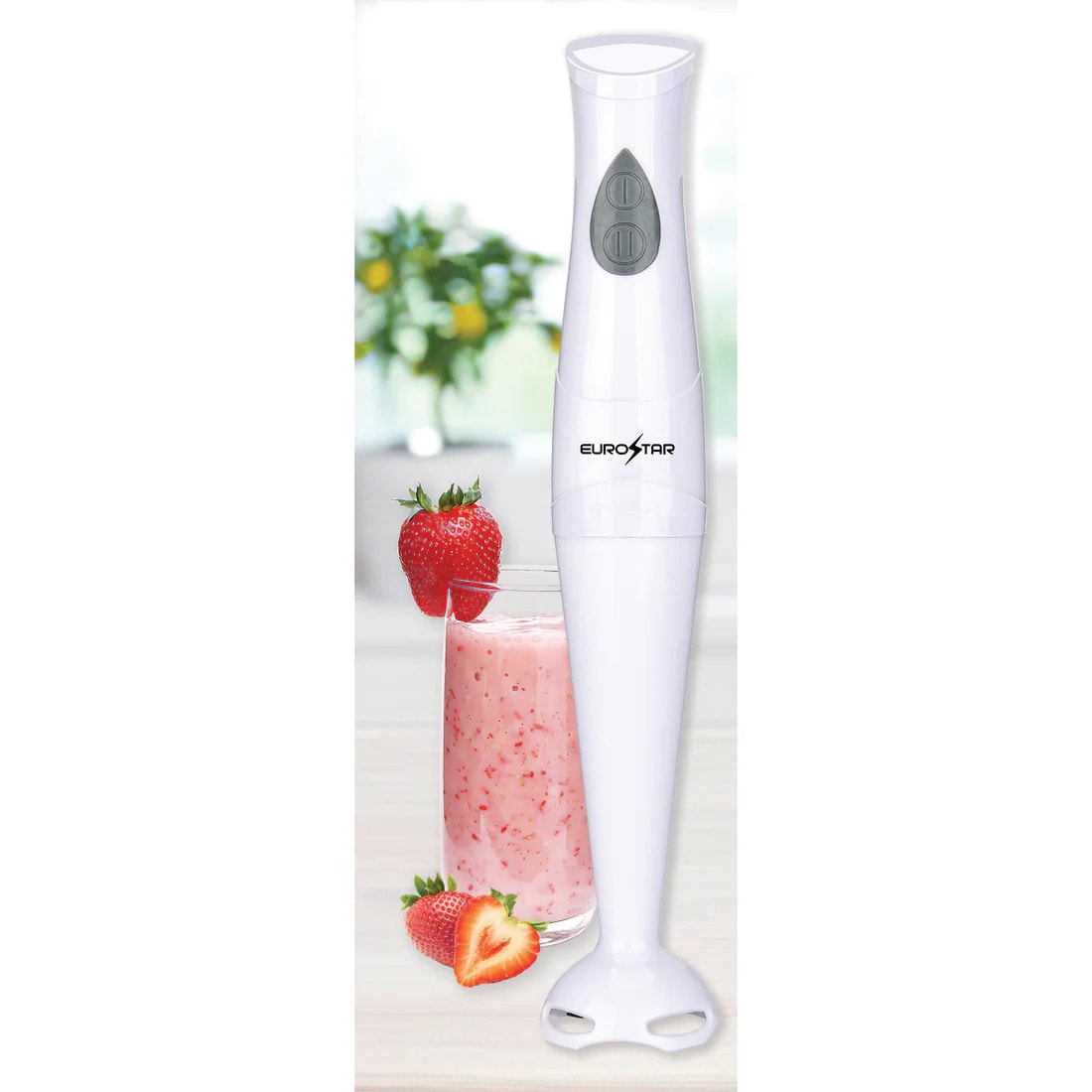 Eurostar EH402W 2-Speed Immersion Hand Blender White