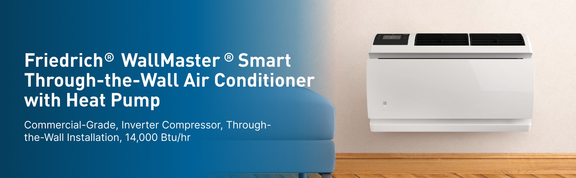 Friedrich WallMaster Smart Through-the-Wall Air Conditioner with Heat Pump