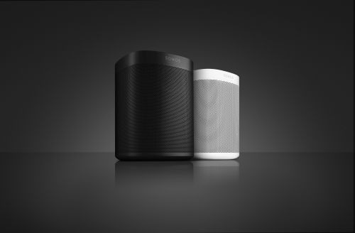 Black and White Sonos Speakers