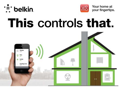 Belkin WeMo Smart Plug Slogan
