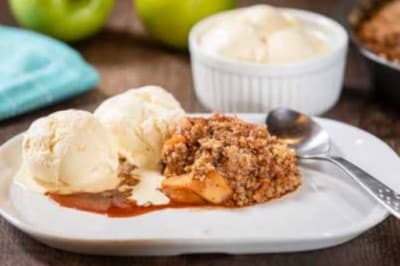 GRILLED APPLE CRISP