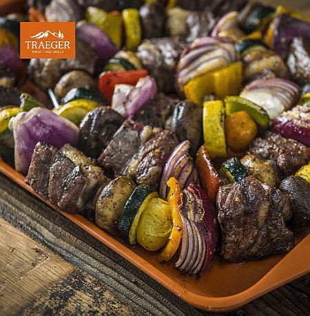 Traeger's Grilled Rib-Eye Kabobs