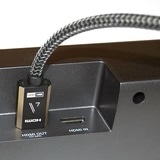Austere 8K HDMI Cable Plugged Into JBL 9.1 Soundbar