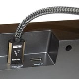 Austere 8K HDMI Cable Plugged Into JBL 9.1 Soundbar