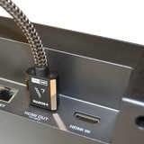 Austere 4K HDMI Cable Plugged into JBL 5.1 Soundbar