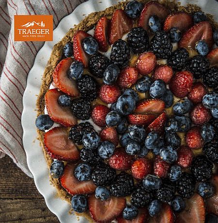 Traeger's Baked Summer Berry Tart