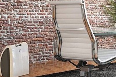 Air Purifier on Floor 
Near Office Chair